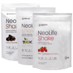 Neolife Shake Chocolate, Vainilla, Frutos rojos (Proteína y fibra)